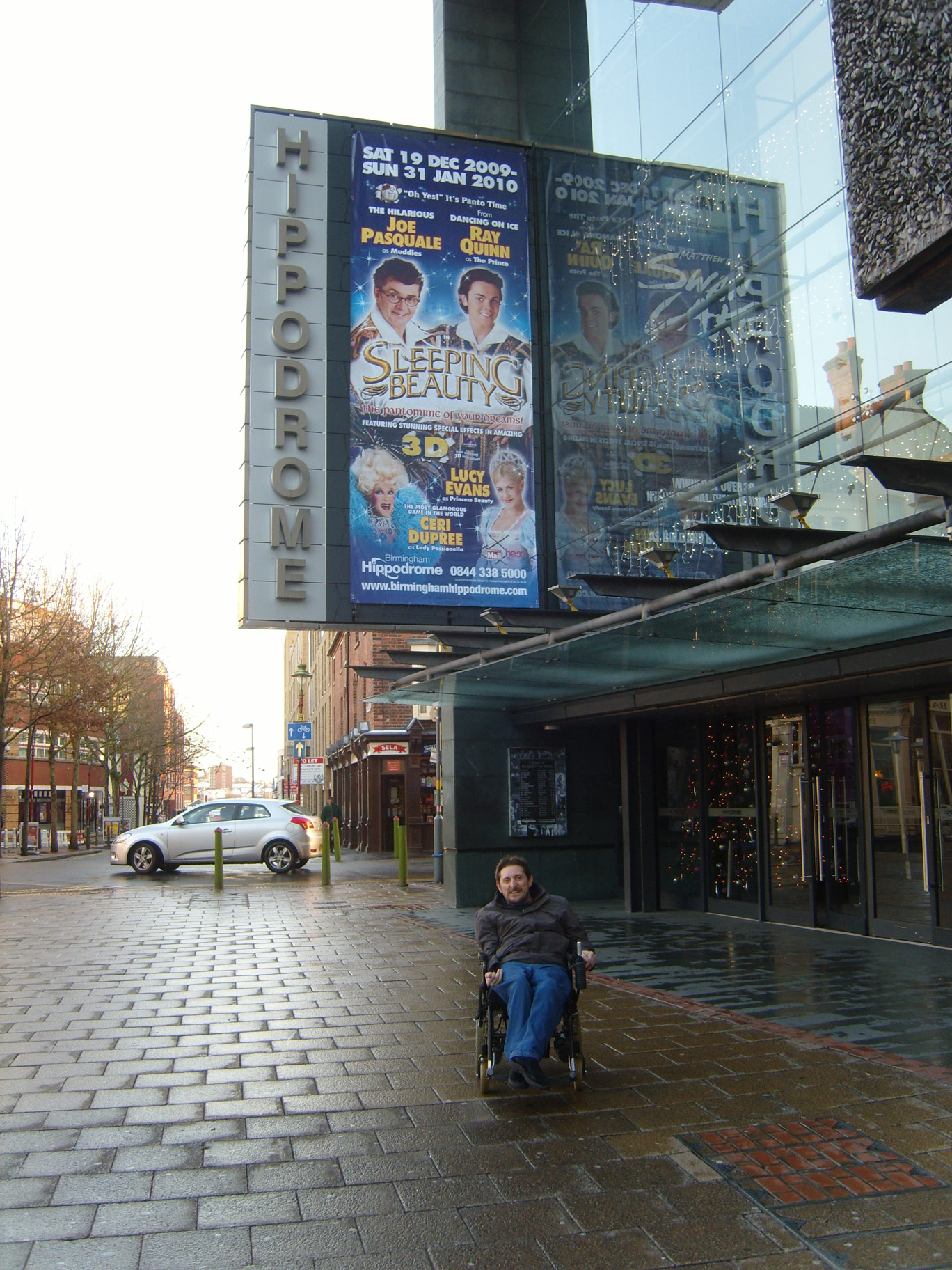 Me Outside Birmingham Hippodrome Theatre