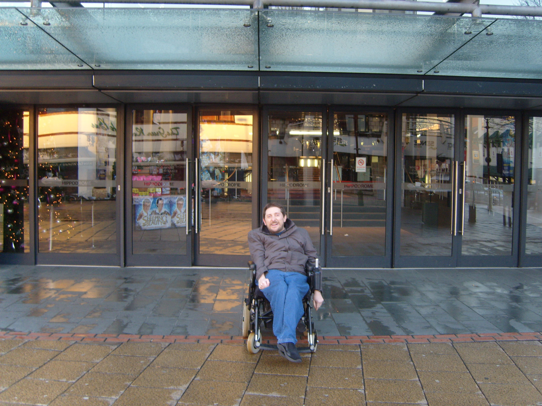 Me Outside Birmingham Hippodrome Theatre